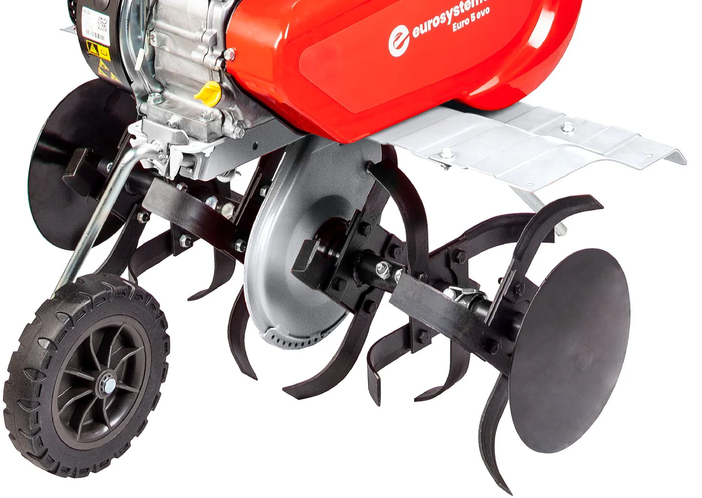 Eurosystems Motorhacke EURO5 EVO 2V+1R B&S mit 50 / 75 cm Verstell-Hacksatz - Image 2