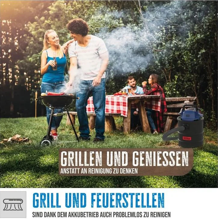 Güde Akku Aschesauger AS 18-201-05  inkl. Akku und Ladegerät - Image 3