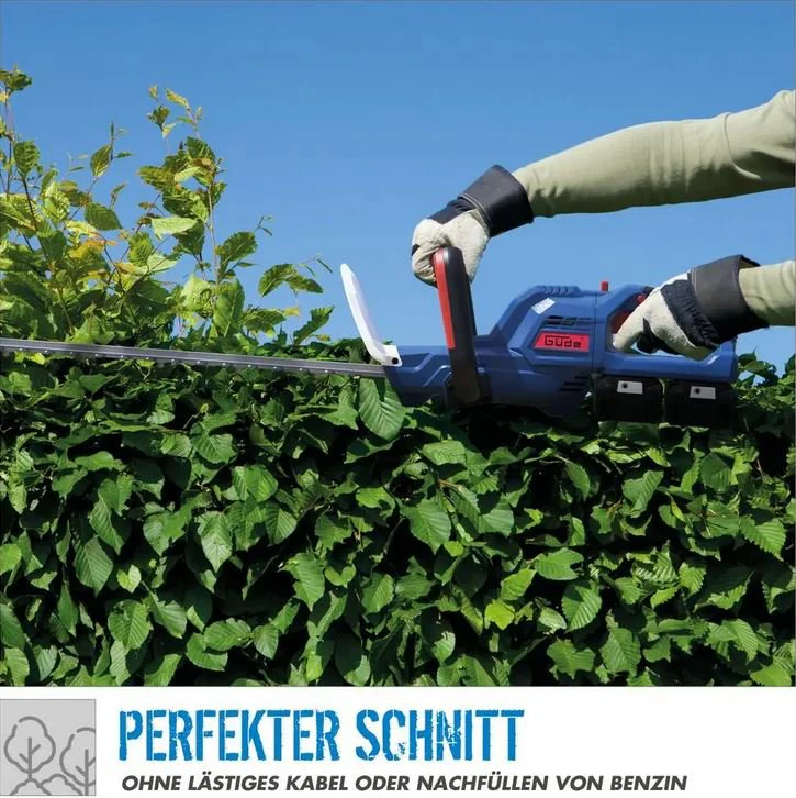 Güde Akku-Heckenschere HS 36-302-30 mit 2x Akkupack und Schnellladegerät - Image 7