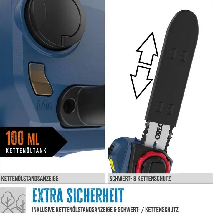 Güde Akku Kettensäge KS 18-401-30  - inkl. Akku und Ladegerät - Image 4