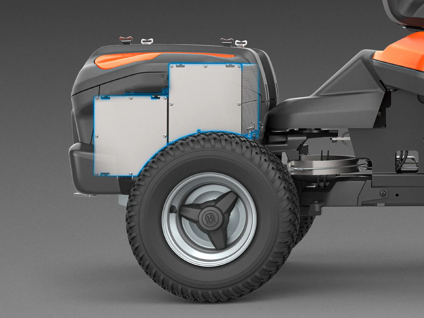 Husqvarna Akku-Frontmäher Rider 200iX - Grundgerät ohne Mähdeck - Image 8
