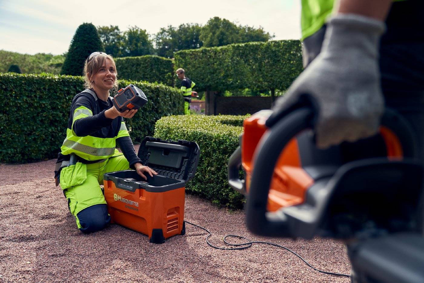 Husqvarna Akku Ladekoffer C1000X4 ohne Akkus - Image 5