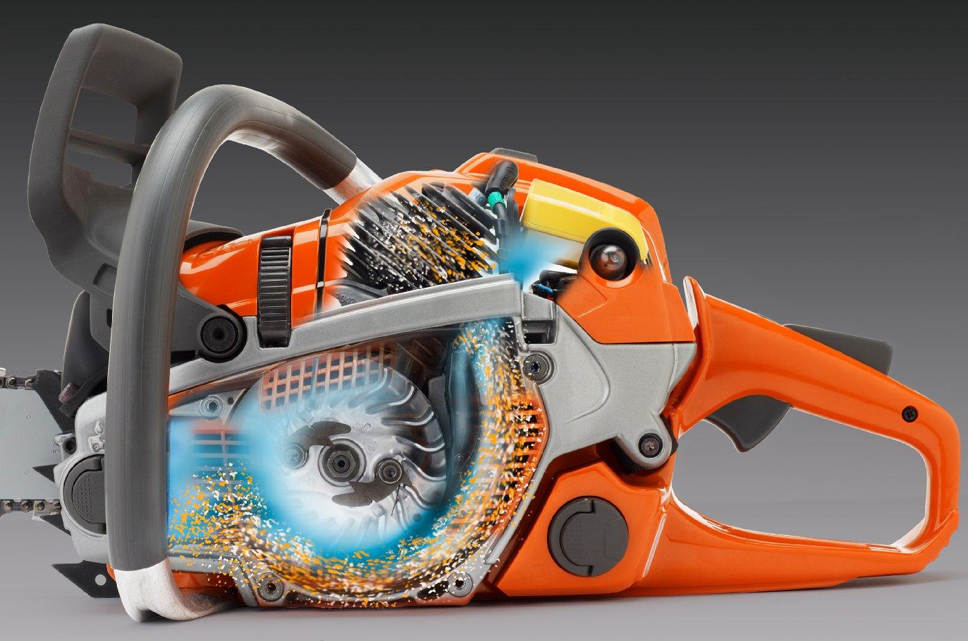 Husqvarna Profi Benzin Motorsäge 555 / 45 - Image 13