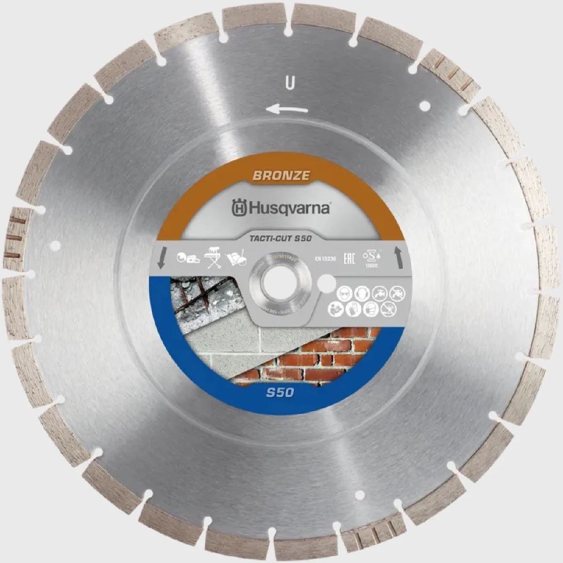 Husqvarna Trennscheibe TACTI-CUT S50+ 350 13 20 Leistungsgrad Bronze