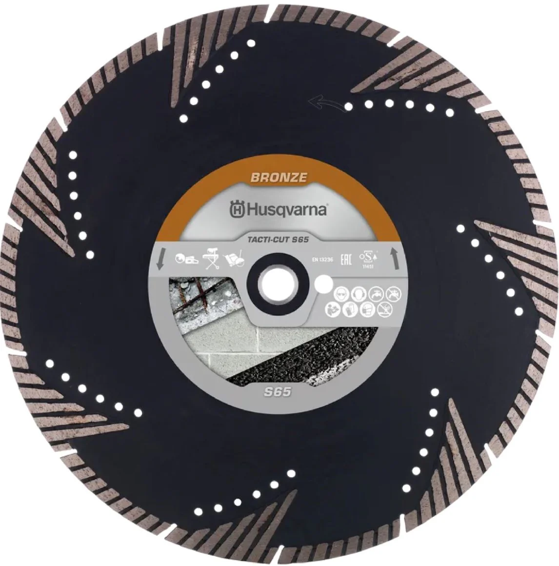 Husqvarna Trennscheibe TACTI-CUT S65 350 10 25.4/20 Leistungsgrad Bronze