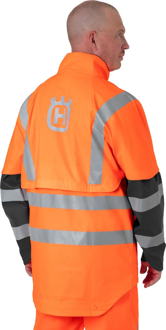Husqvarna Wetterschutzjacke Functional High Viz DIN 20471 Klasse 3 EN 343 - Image 3