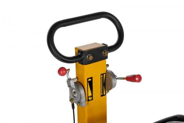 Lumag Benzin-Rüttelplatte RP 160 HPC inkl. Gummimatte u. Fahrwerk - Image 4