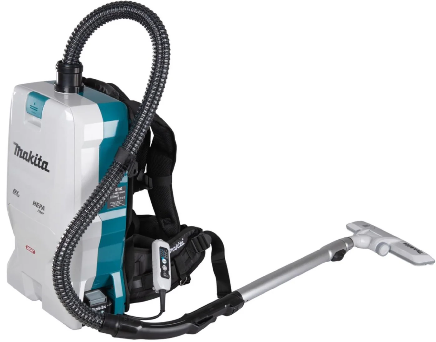 Makita Akku-Rucksackstaubsauger VC011GZ01 - ohne Akku und Ladegerät