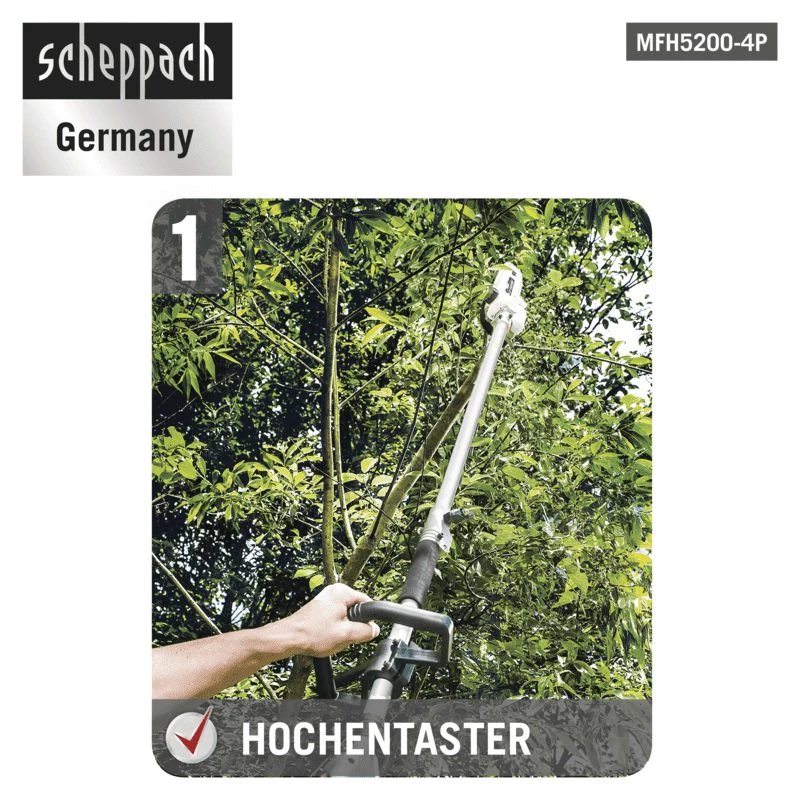 Scheppach Benzin-4 in 1 Multigartengerät MFH5200-4P - Image 3