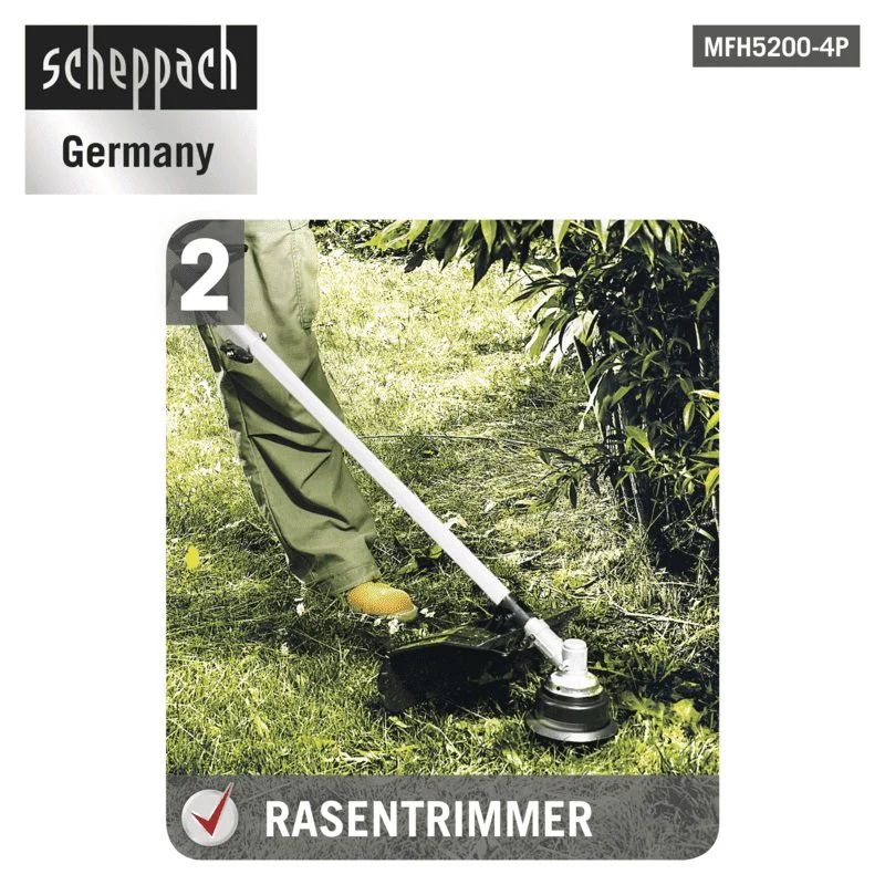 Scheppach Benzin-4 in 1 Multigartengerät MFH5200-4P - Image 5