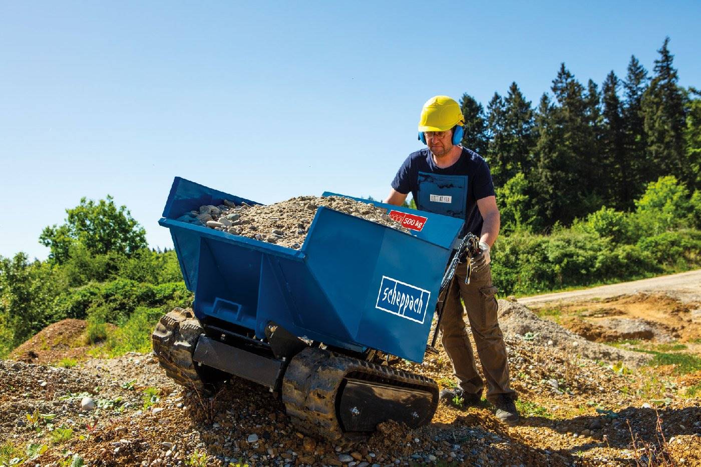 Scheppach Motorisierter Mini Raupendumper DP 5000 - Image 5
