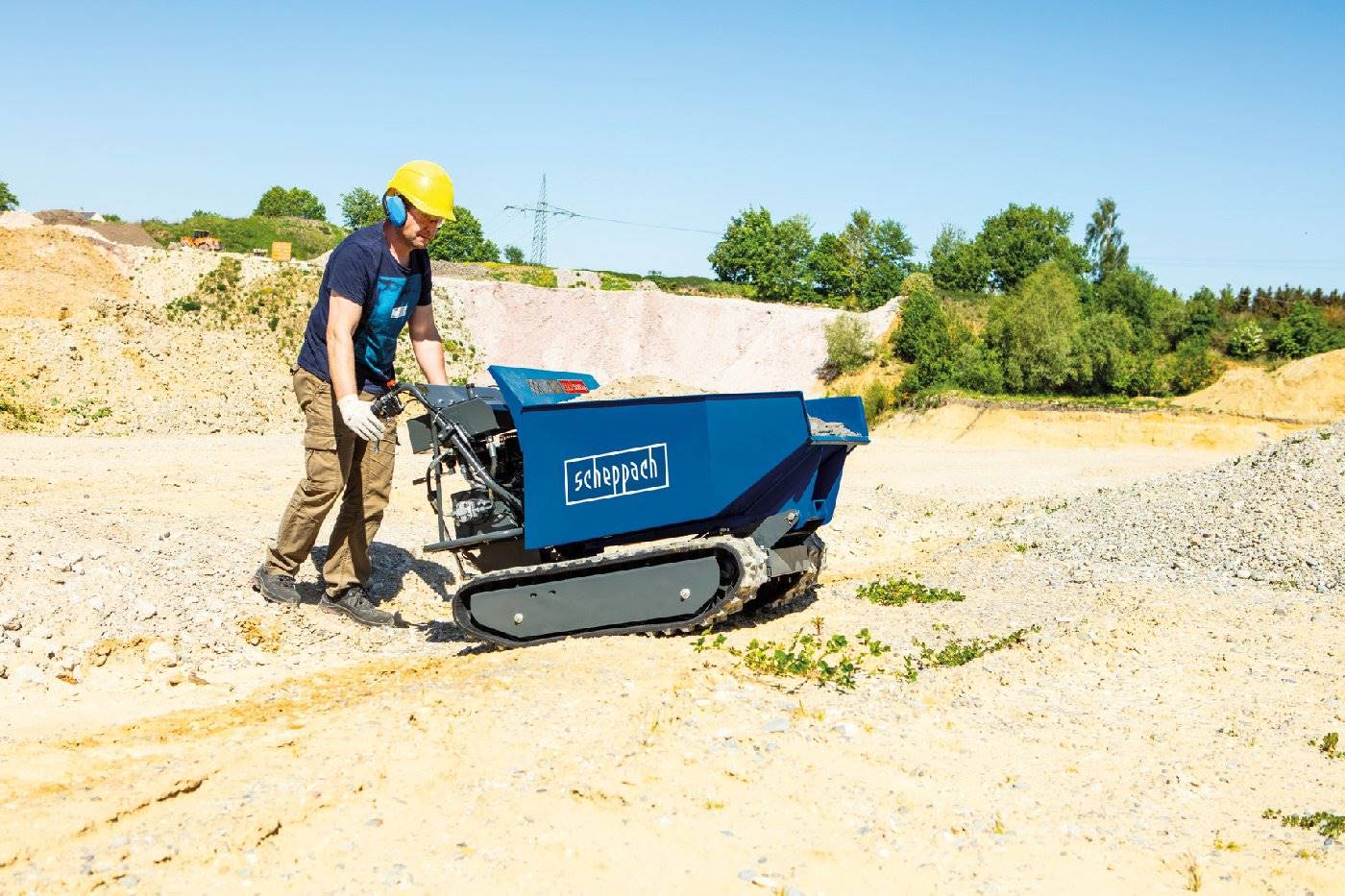 Scheppach Motorisierter Mini Raupendumper DP 5000 - Image 6