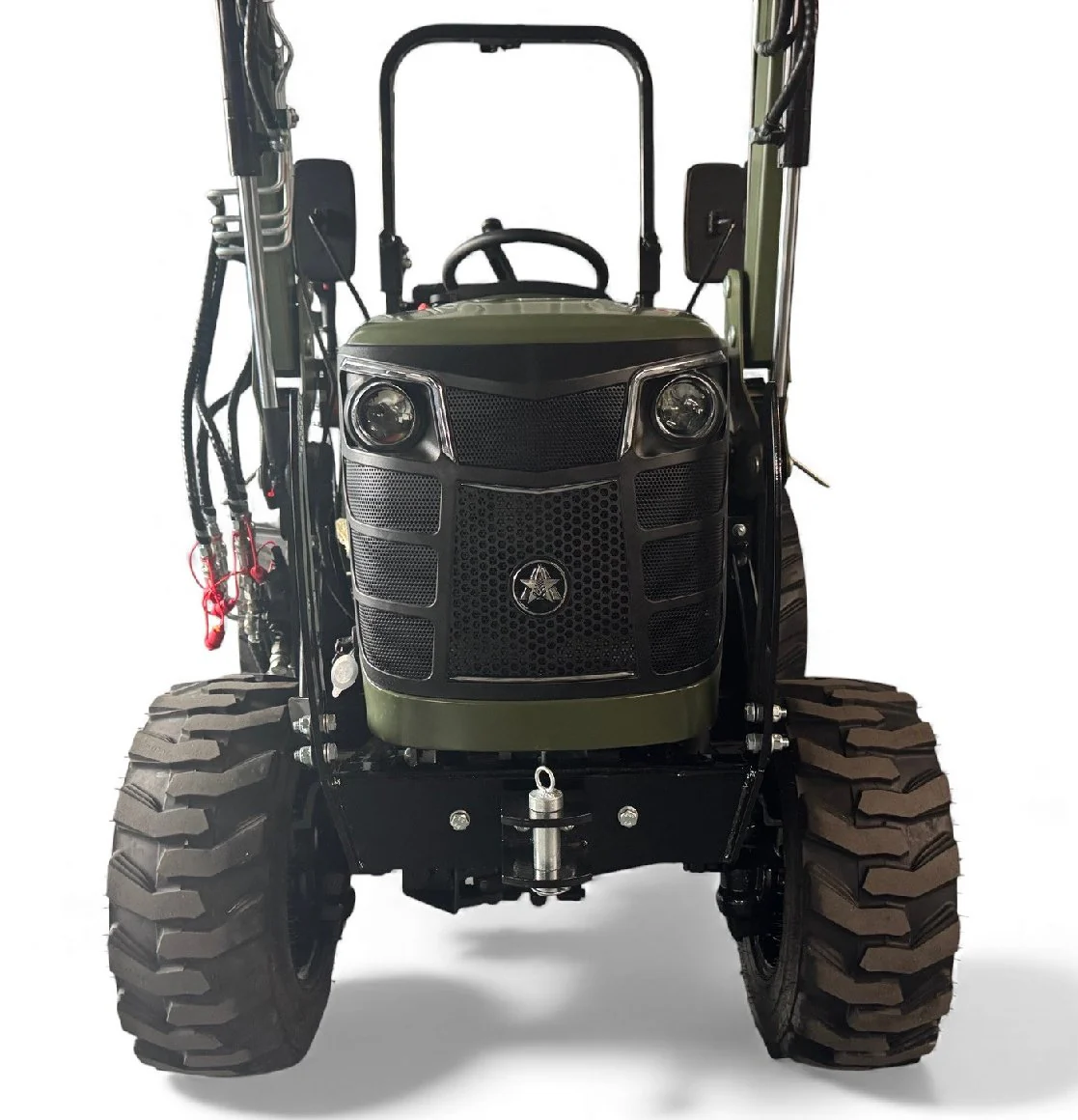 Startrac Allrad-Kleintraktor 22 Nato-Grün mit Industriebereifung + Frontlader inklusive Schaufel - Image 3