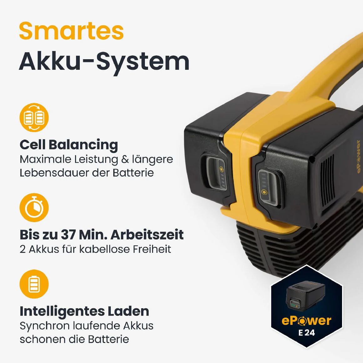 Stiga Akku Laubbläser BL 300e Kit Inklusive 2x 20V ePower-Akkus - Image 4