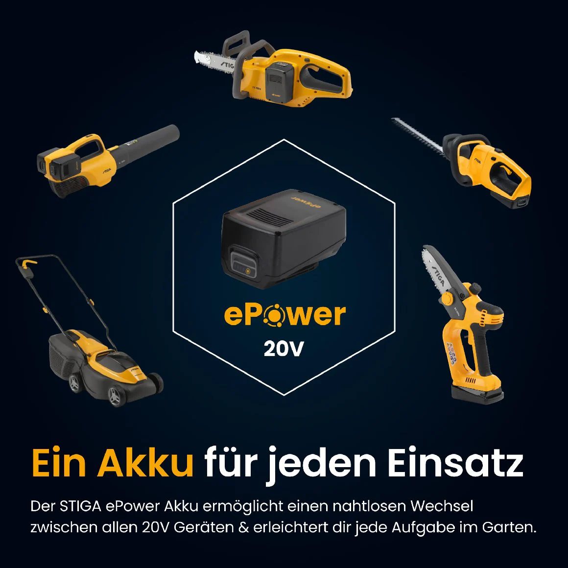 Stiga Akku Laubbläser BL 300e Kit Inklusive 2x 20V ePower-Akkus - Image 5