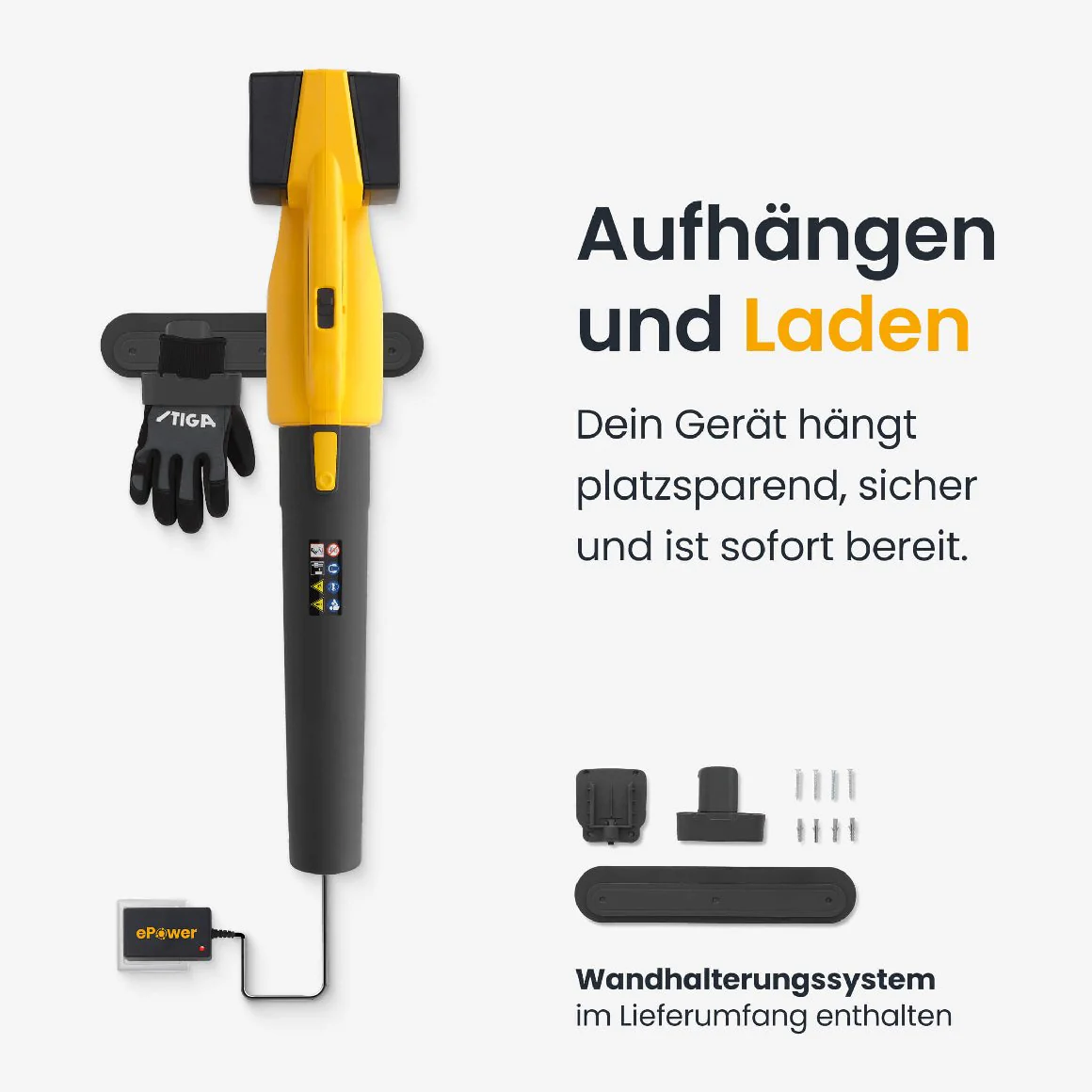 Stiga Akku Laubbläser BL 300e Kit Inklusive 2x 20V ePower-Akkus - Image 6
