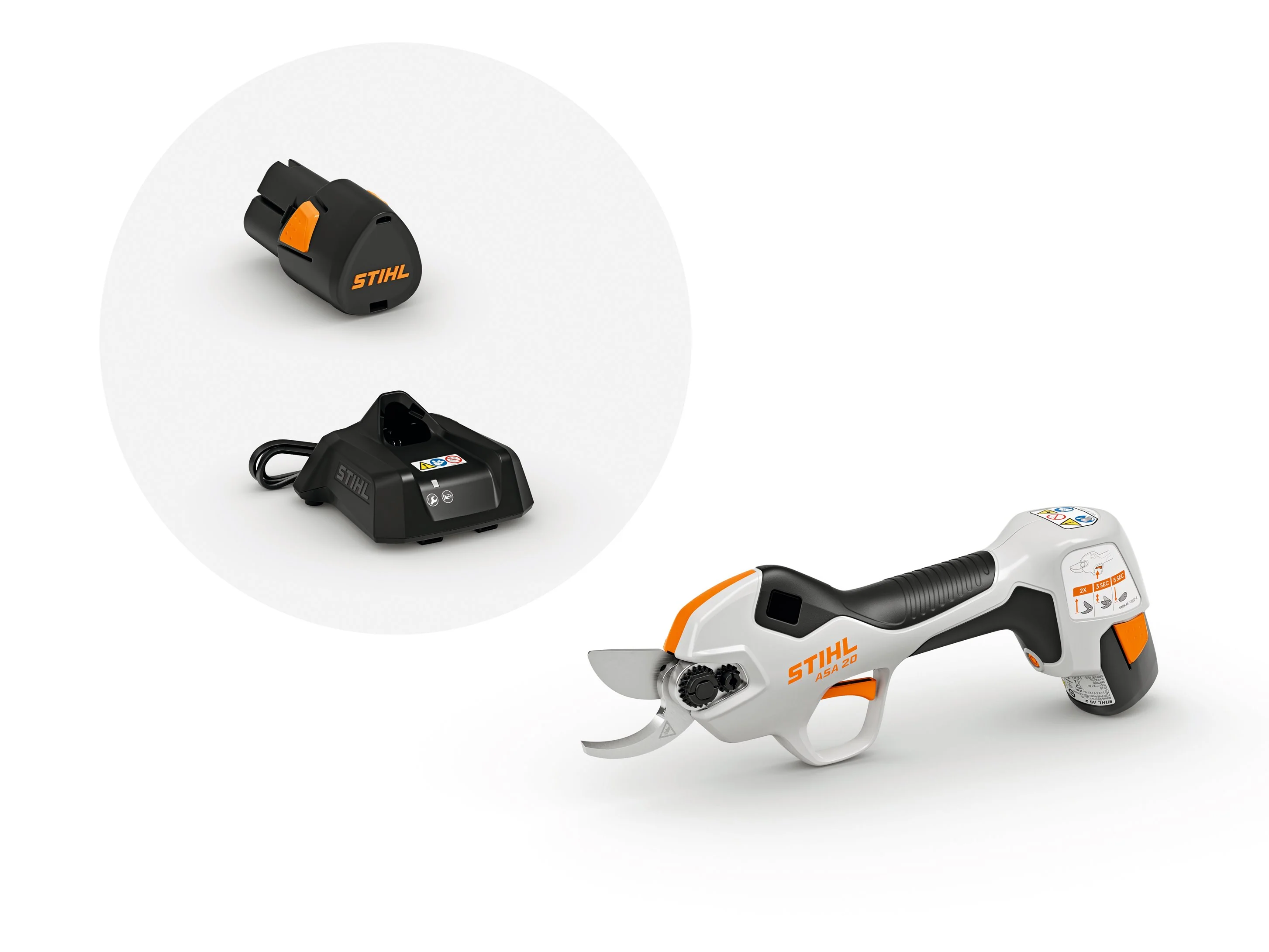 STIHL Akku Astschere ASA 20, mit Akku AS 2 und Ladegerät AL1 - Image 5
