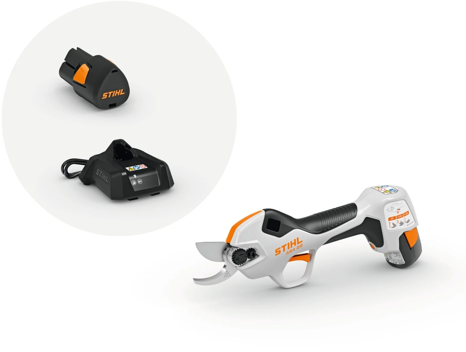 STIHL Akku Astschere ASA 20, mit Akku AS 2 und Ladegerät AL1 - Image 6